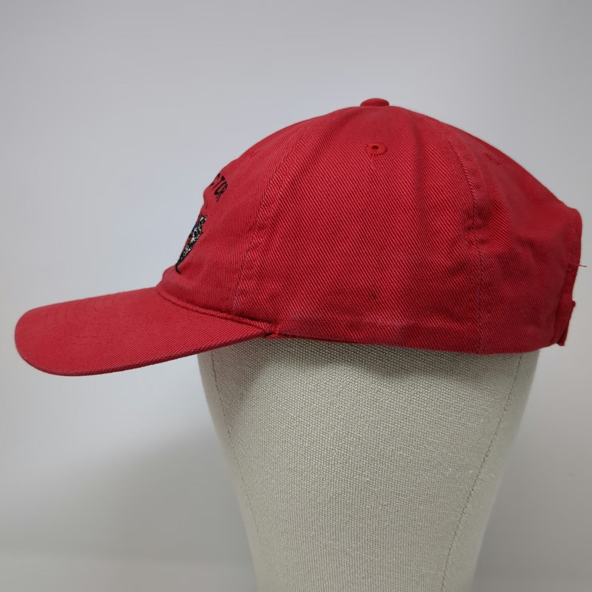 Otto Baseball Cap Red One Size Idaho STAR Motorcycle Instructor Strapback Hat