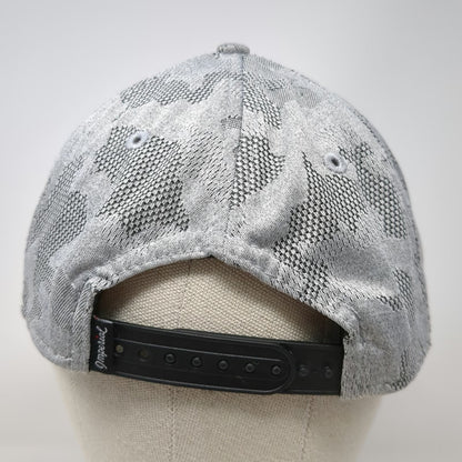 Imperial Snapback Hat Gray One Size TPC Las Vegas Golf Rope Camo Knit Polyester