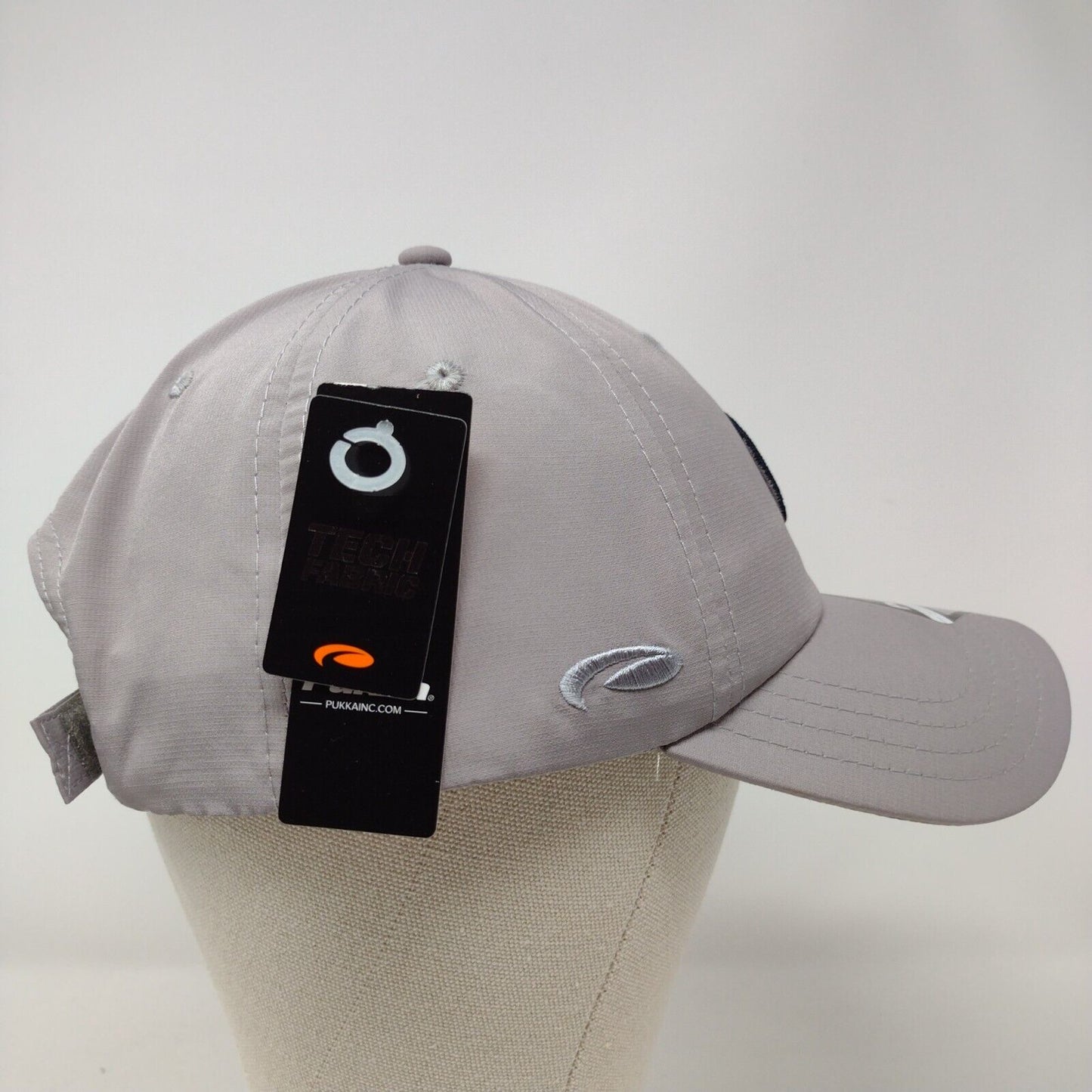 Cove Club Strapback Hat Gray OSFA Sun Protection SPF 50 Pukka W/Tags