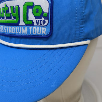 Posty Co VIP Big Ass Stadium Tour Snapback Hat Blue Rope Polyester Post Malone