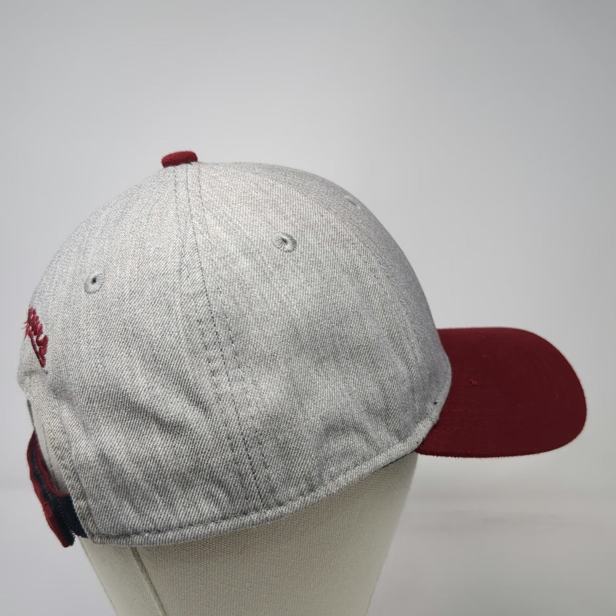 Washington State Cougars NCAA New Era Gray Red One Size 9FORTY Strapback Hat