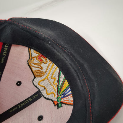 Chicago Blackhawks NHL Zephyr Snapback Red One Size Wool Blend Flat Brim Hat