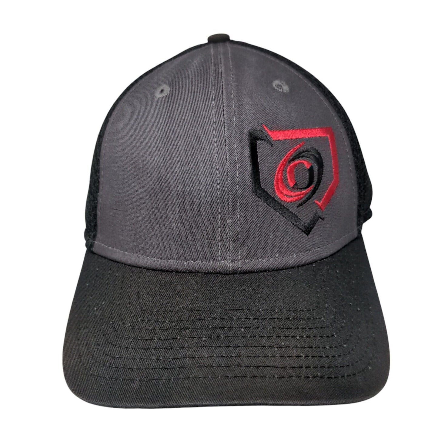 New Era Snapback Trucker Hat Black OSFM Adjustable Embroidered 9Forty Cotton