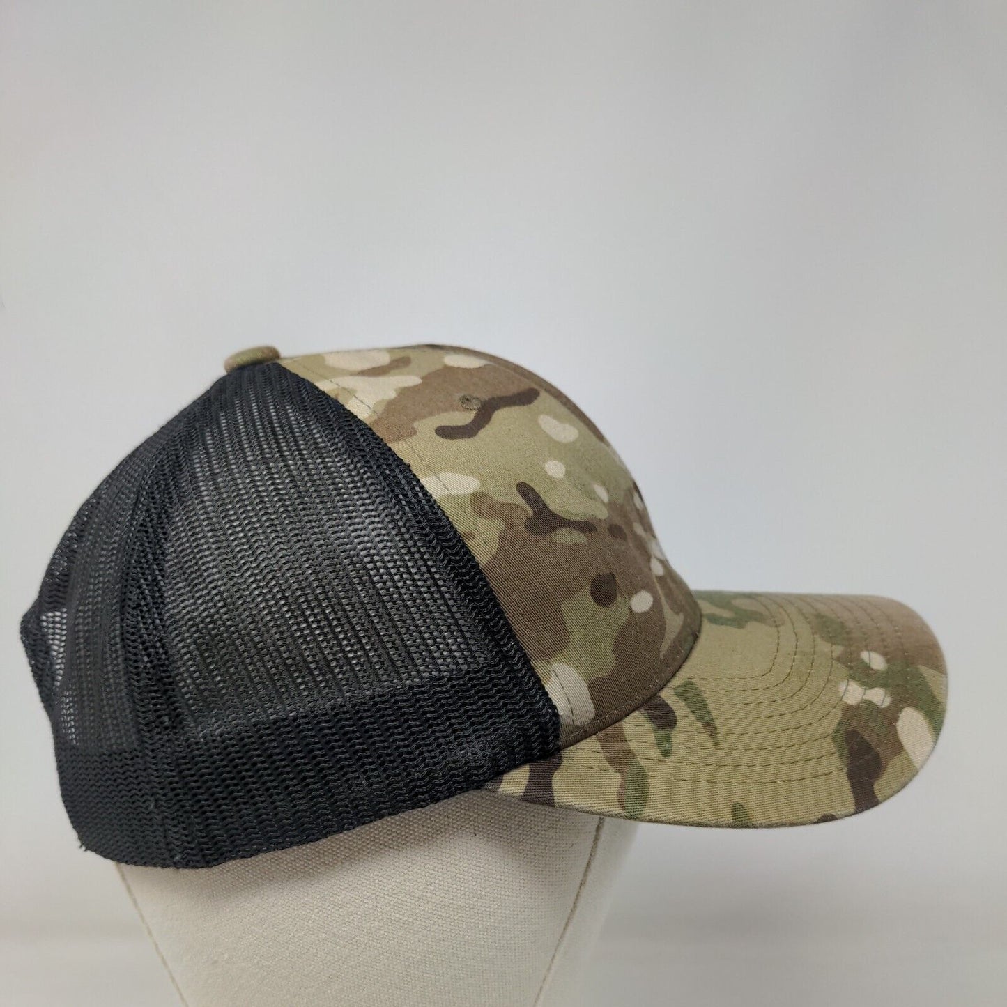 Dark Corner Concepts Snapback Mesh Back Trucker Hat Camo One Size