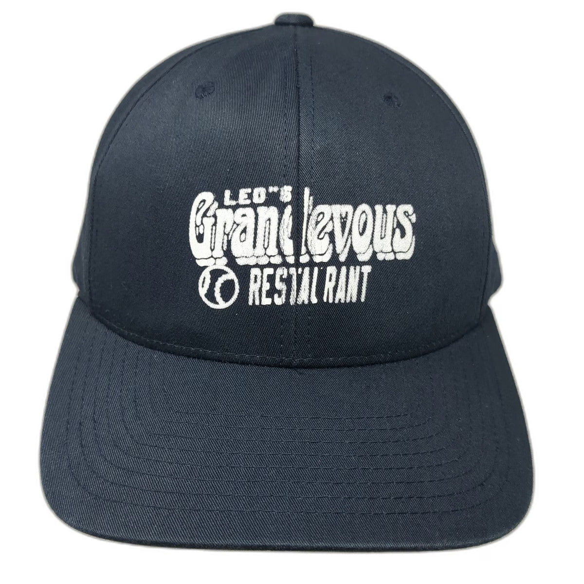 Pacific Headwear Baseball Cap Blue One Size Leos Rendezvous Restaurant Green Hat