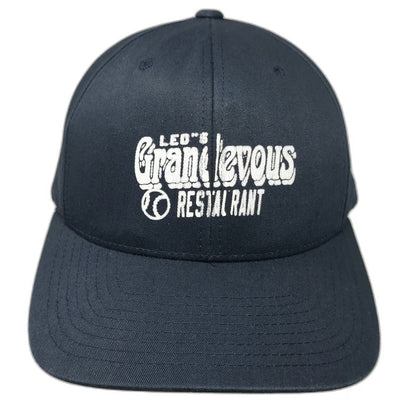 Pacific Headwear Baseball Cap Blue One Size Leos Rendezvous Restaurant Green Hat