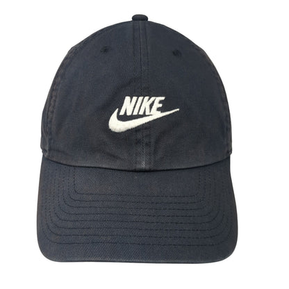 Nike Swoosh Slideback Hat Blue One Size Spell Out Embroidered Outdoor