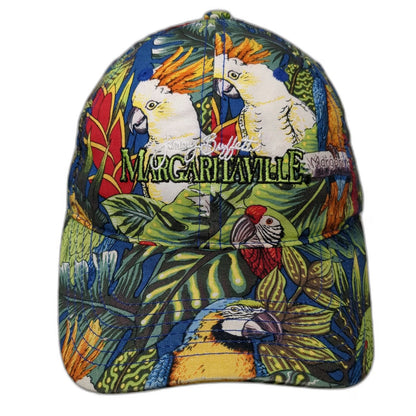 Jimmy Buffett Margaritaville Baseball Cap Blue One Size Parrot Strapback Hat