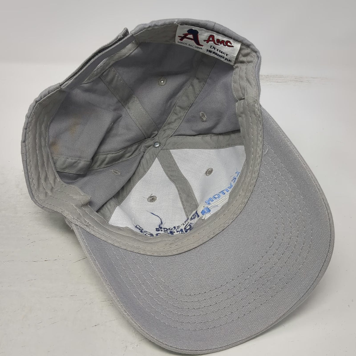 AMC Leviton Strategic Partner Program Gray One Size Baseball Cap Hat Strapback