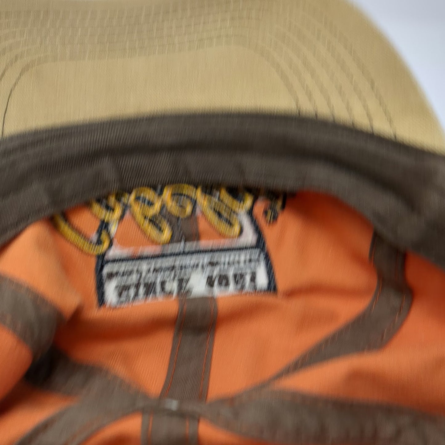 Cabela's Baseball Cap Orange One Size Strapback World's Foremost Outfitter Hat