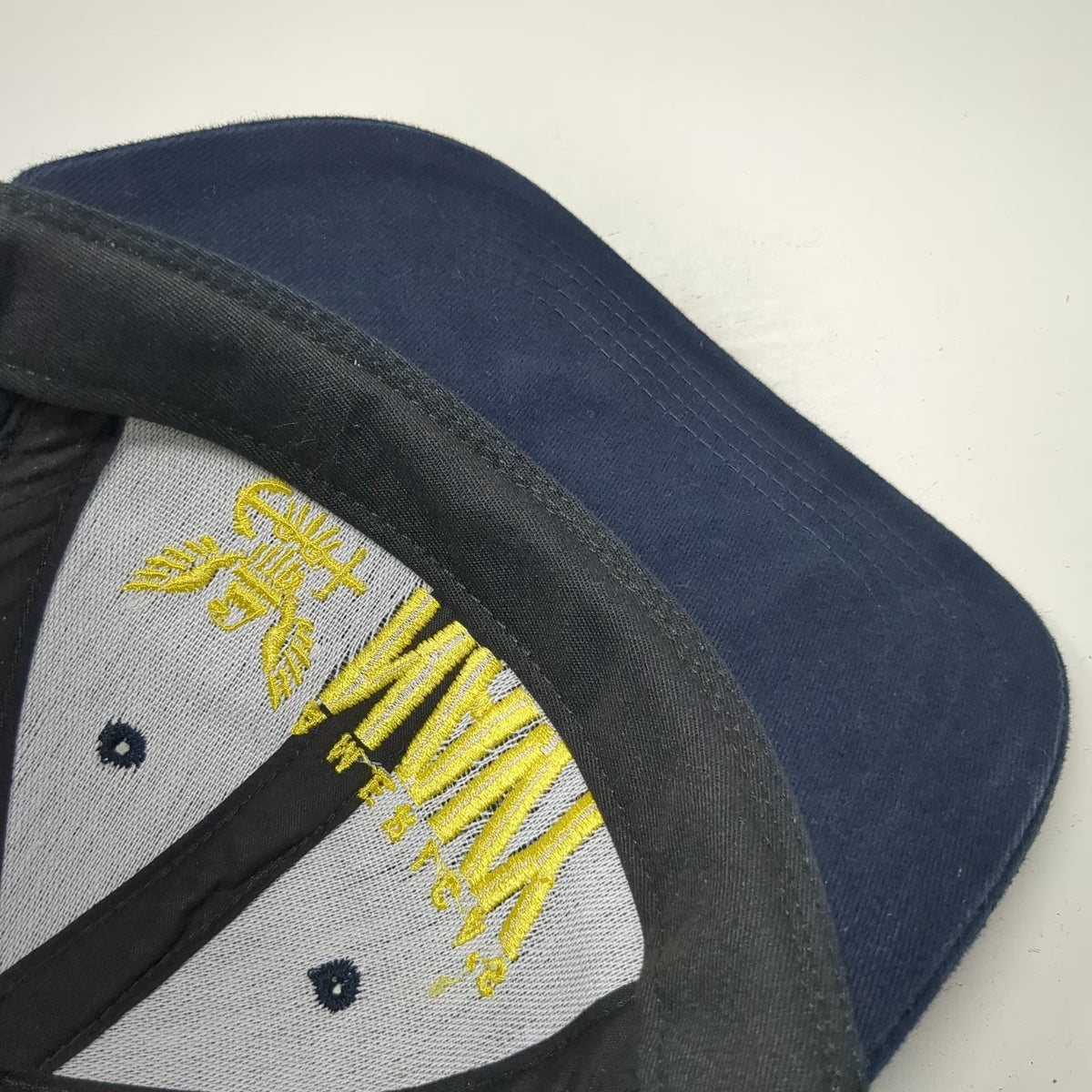 America's Navy Forged by the Sea Baseball Cap Blue One Size Hat Logo USA Made