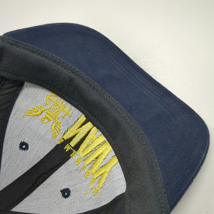 America's Navy Forged by the Sea Baseball Cap Blue One Size Hat Logo USA Made