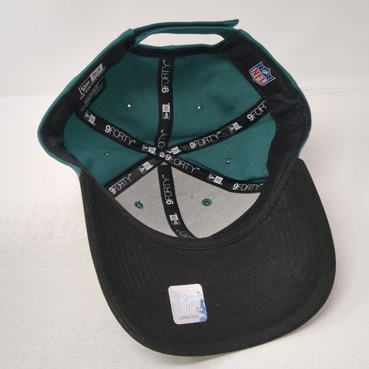 Philadelphia Eagles NFL New Era Green Black One Size Super Bowl LIX 9FORTY Hat