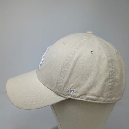 47 Los Angeles Dodgers MLB Baseball Cap Beige One Size Adjustable Strapback Hat
