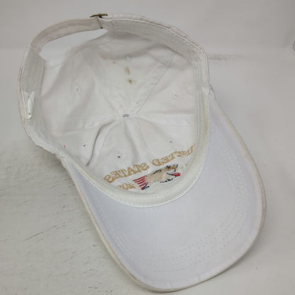 Baseball Cap White One Size United States 250th Anniversary 1776 2026 Eagle Hat