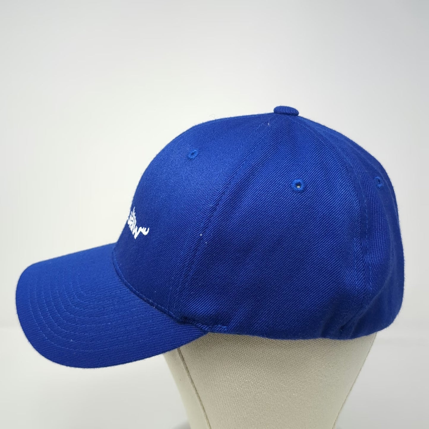 Flexfit Moosejaw Blue Baseball Cap One Size Embroidered Logo Outdoor Gear Hat