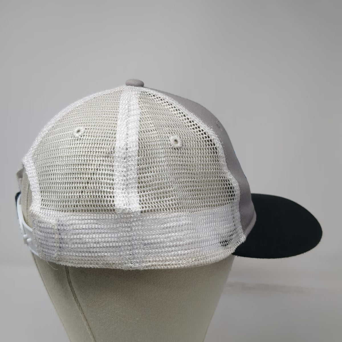 Ouray Shore Lodge McCall Idaho Trucker Hat Gray White Black Mesh OSFM Snapback