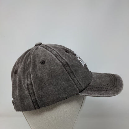 Super Mama Slideback Hat Brownish-Gray One Size Adjustable Embroidered Cotton