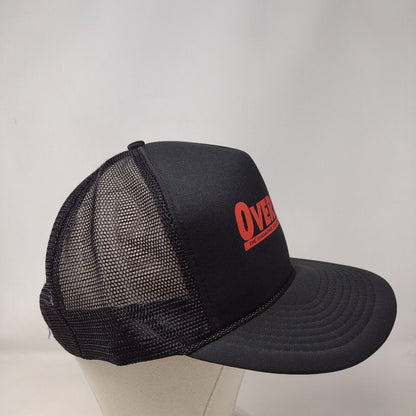 Overdrive The Magazine For The American Trucker Hat Black OSFA Mesh Back Rope