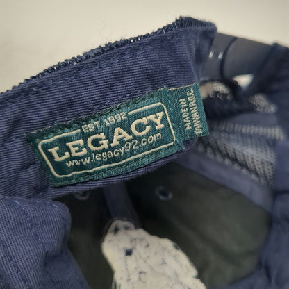 Legacy Trucker Hat Blue One Size Jackson Hole Wyoming Bronco Snapback Mesh