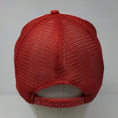 Key West Florida Snapback Trucker Hat Red OSFA Adjustable Mesh Back Rope