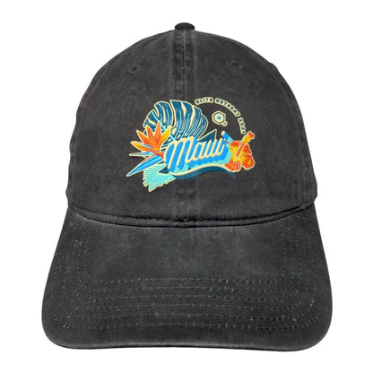 Maui Elite Retreat 2021 Slideback Hat Gray OSFM Adjustable Vented Holes Otto