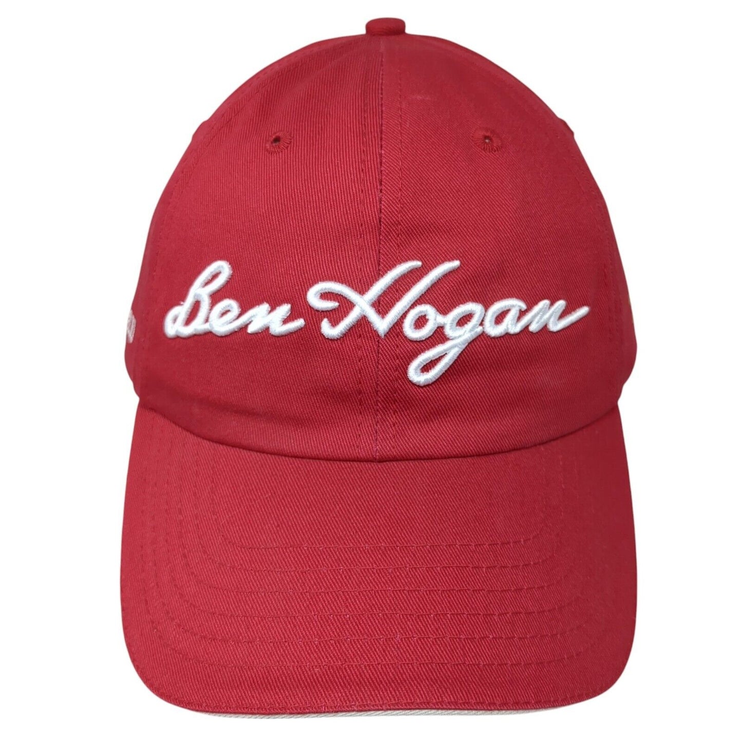 Ben Hogan Freeman Slideback Hat Red One Size Adjustable Embroidered Patriotic
