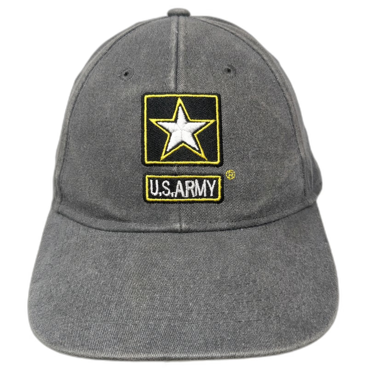 Baseball Cap Gray One Size US Army Star Logo Strapback Hat goarmy Recruiter