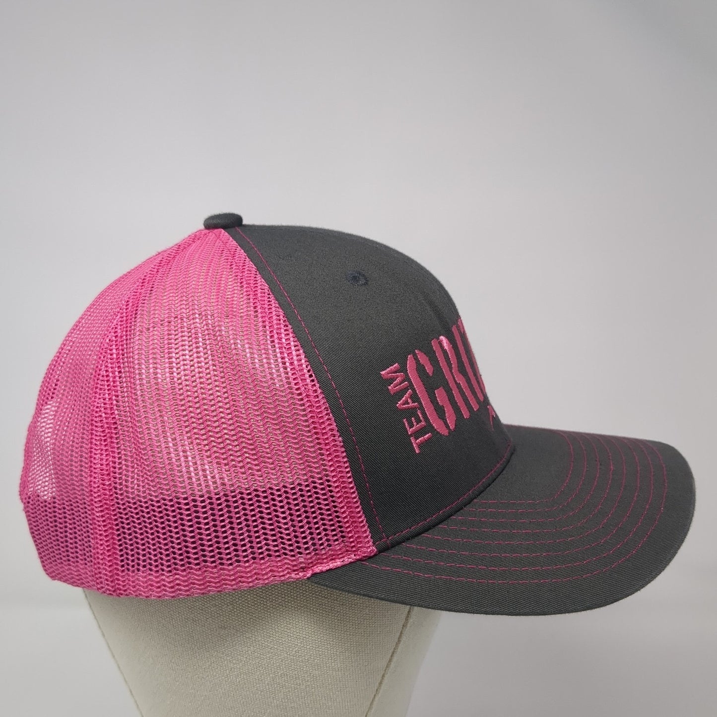 Team Grizzly Motorsports Snapback Trucker Hat Multi OS Adjustable Richardson