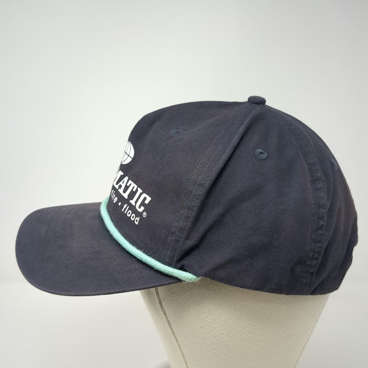 Big Accessories 5 Panel Blue Green OSFM Snapback Rope Steamatic Hat HVAC Mold