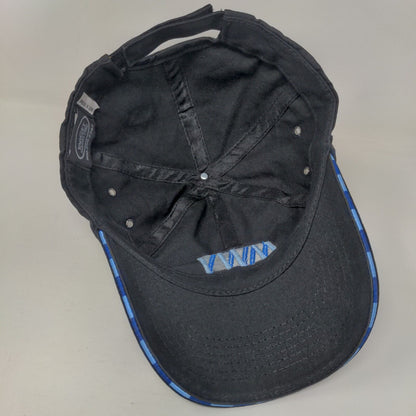 MWV Strapback Hat Black One Size Adjustable Embroidered Vent Holes