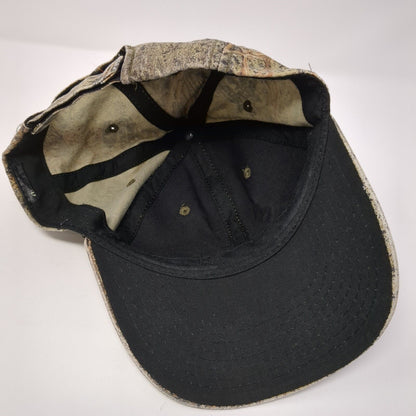 Unbranded Strapback Hat Camouflage One Size Adjustable Vented Holes 6 Panel