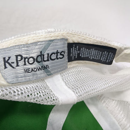 K-Products Baseball Cap Green OSFM Simplot Patch Mesh Back Strapback Trucker Hat