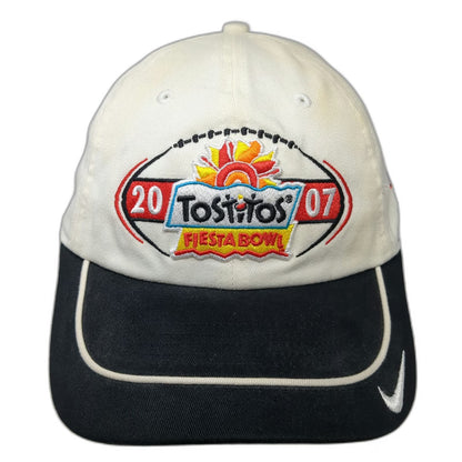 Boise State NCAA Nike White One Size 2007 Fiesta Bowl BCS Strapback Hat Tostitos