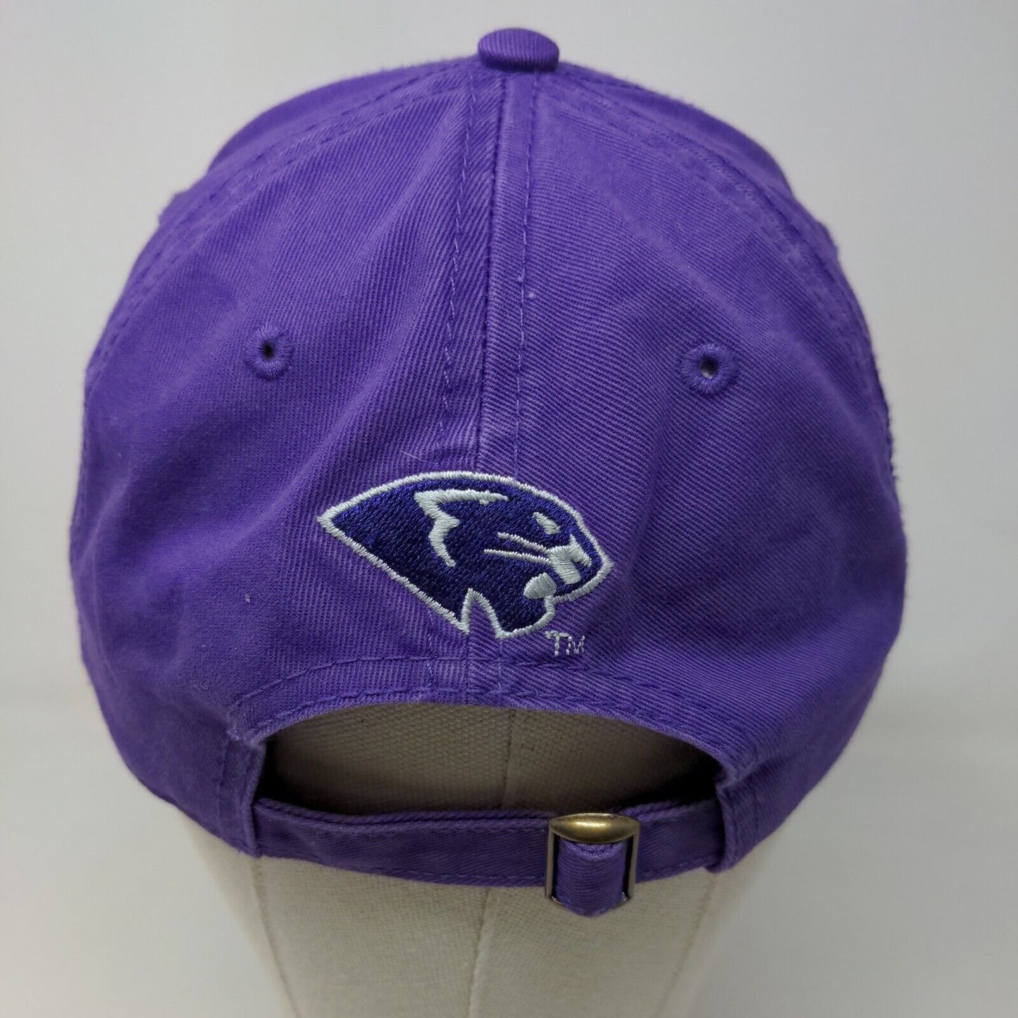 High Point University Men's Slideback Hat Purple Embroidered Logo