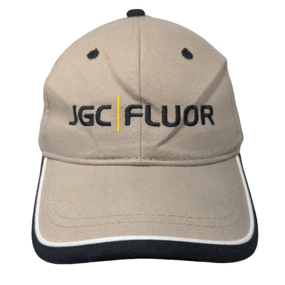 JGC | FLUOR Heat Team Slideback Hat Tan OSFM Adjustable Embroidered OC