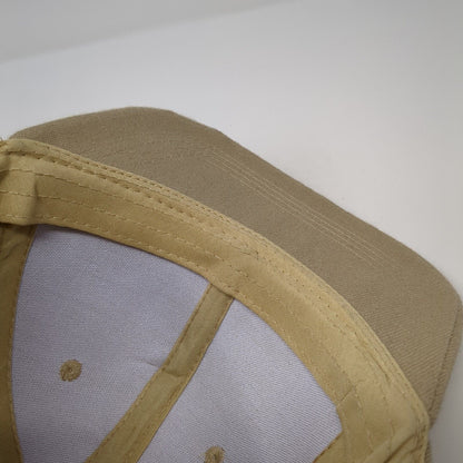 Scorpions Snapback Hat Tan One Size Adjustable Vented Holes 6 Panel