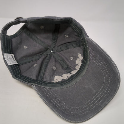 Siena Italia Slideback Hat Gray OS Adjustable Embroidered Patriotic Capello