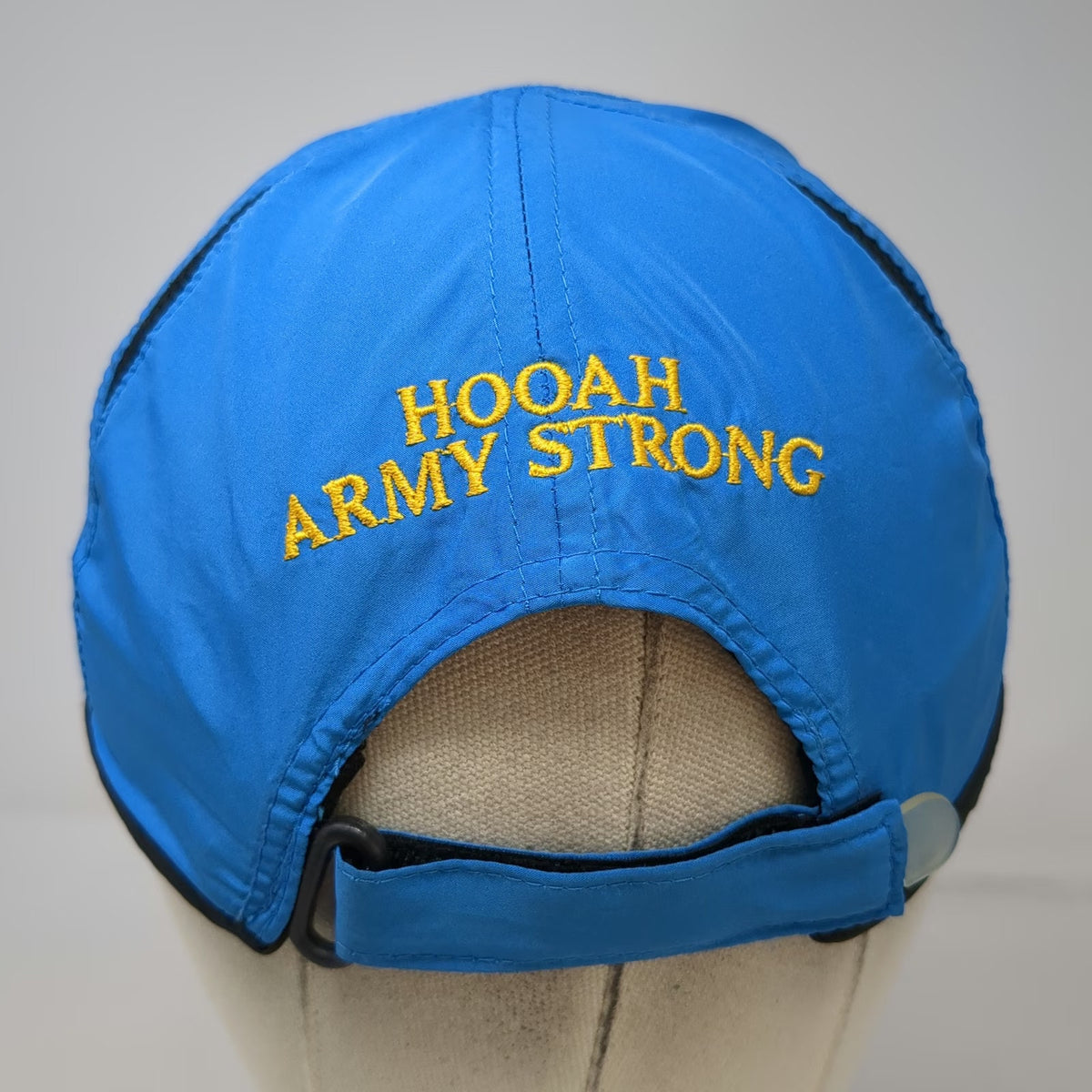 HIT WEAR Baseball Cap Blue OSFM Army Strong Torchbearers Performance Vent Hat
