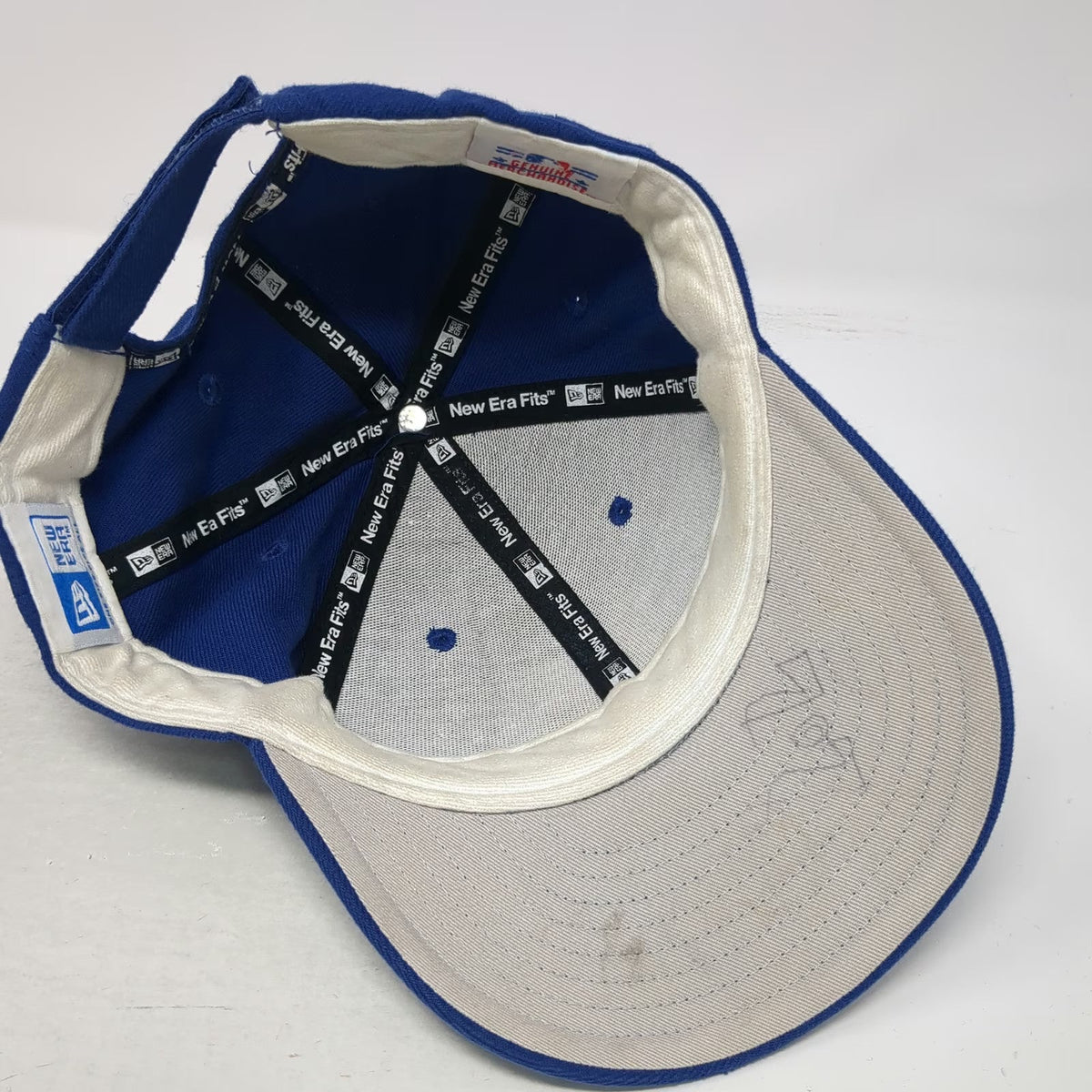 New York Mets MLB New Era Blue Orange Baseball Cap One Size Strapback Logo Hat