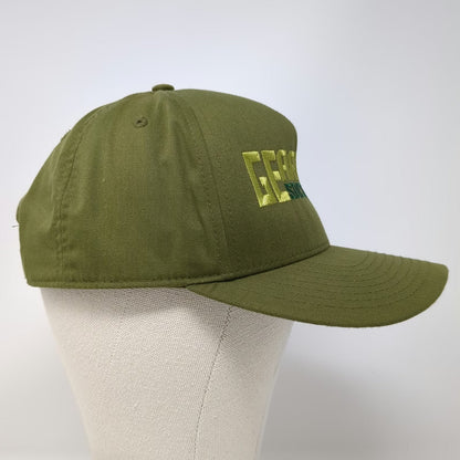 5 Panel Green One Size Gearhead Society Snapback Logo Car Culture Embroidery Hat