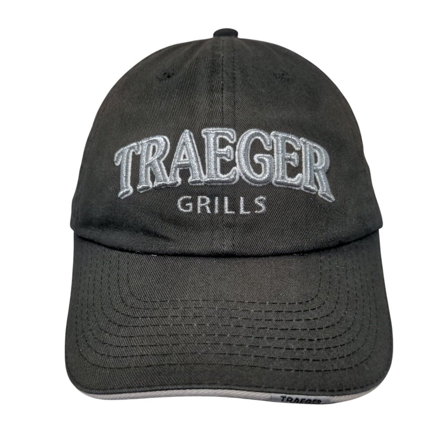 Traeger Grills Strapback Hat Black One Size Embroidered Taste The Difference
