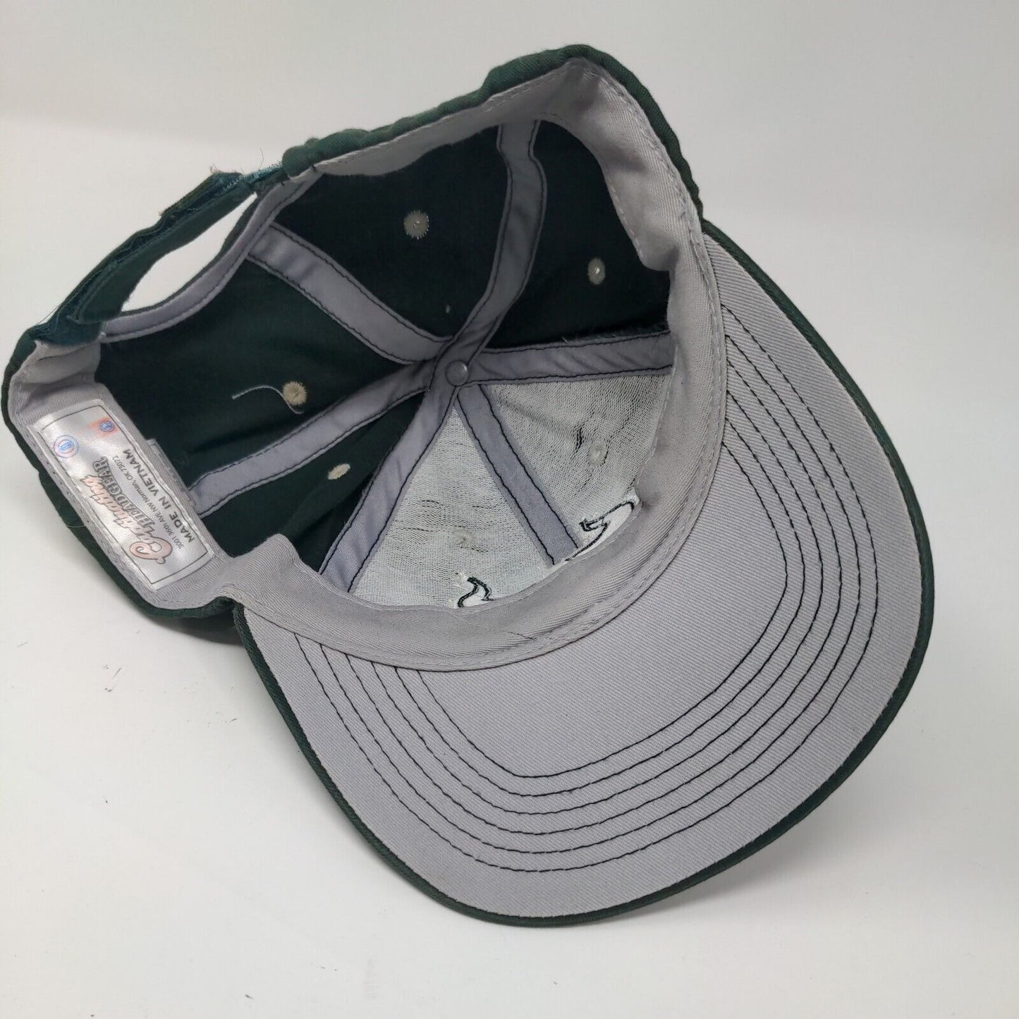 USF South Florida Bulls Strapback Hat Green Embroidered Logo OSFA NCAA