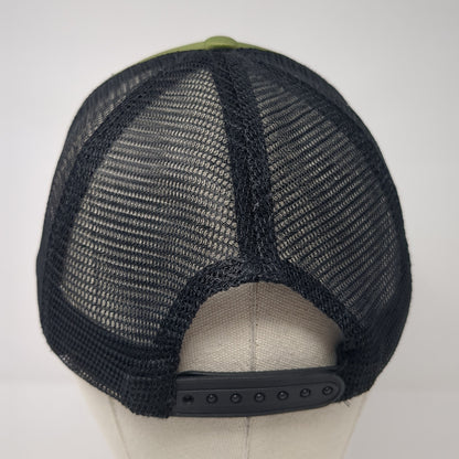 Mastercraft Snapback Trucker Hat Green One Size Adjustable Mesh Back BIG X