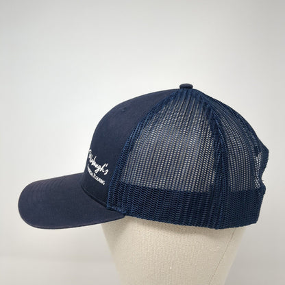 Dillabaugh's Commercial Flooring Snapback Trucker Hat Blue OS Mesh Richardson