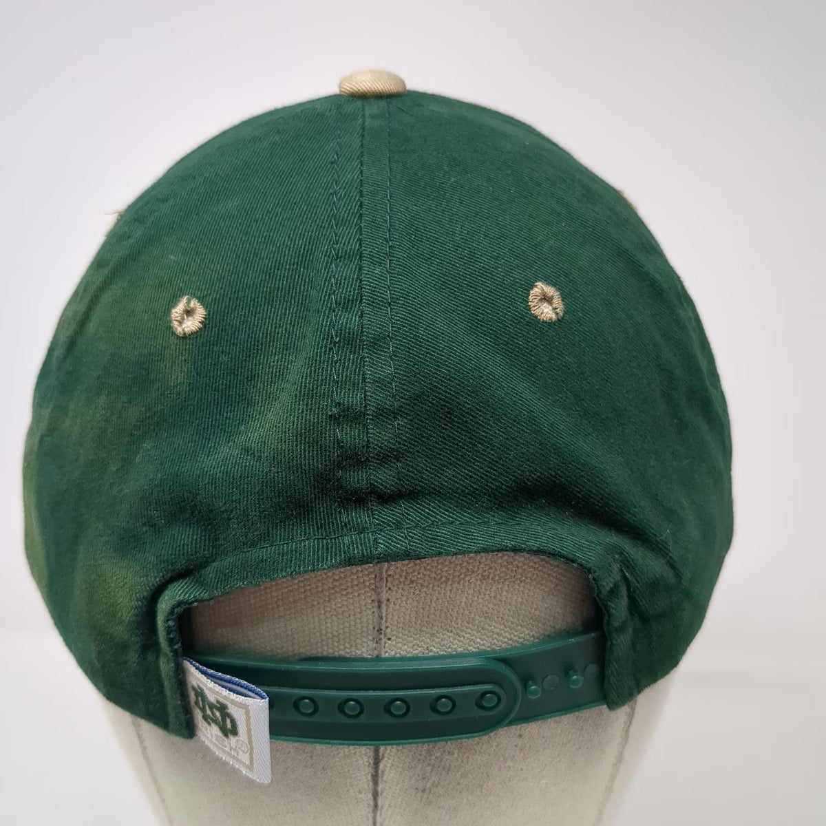Zephyr Notre Dame Irish Snapback Hat Green One Size Embroidered Shamrock College