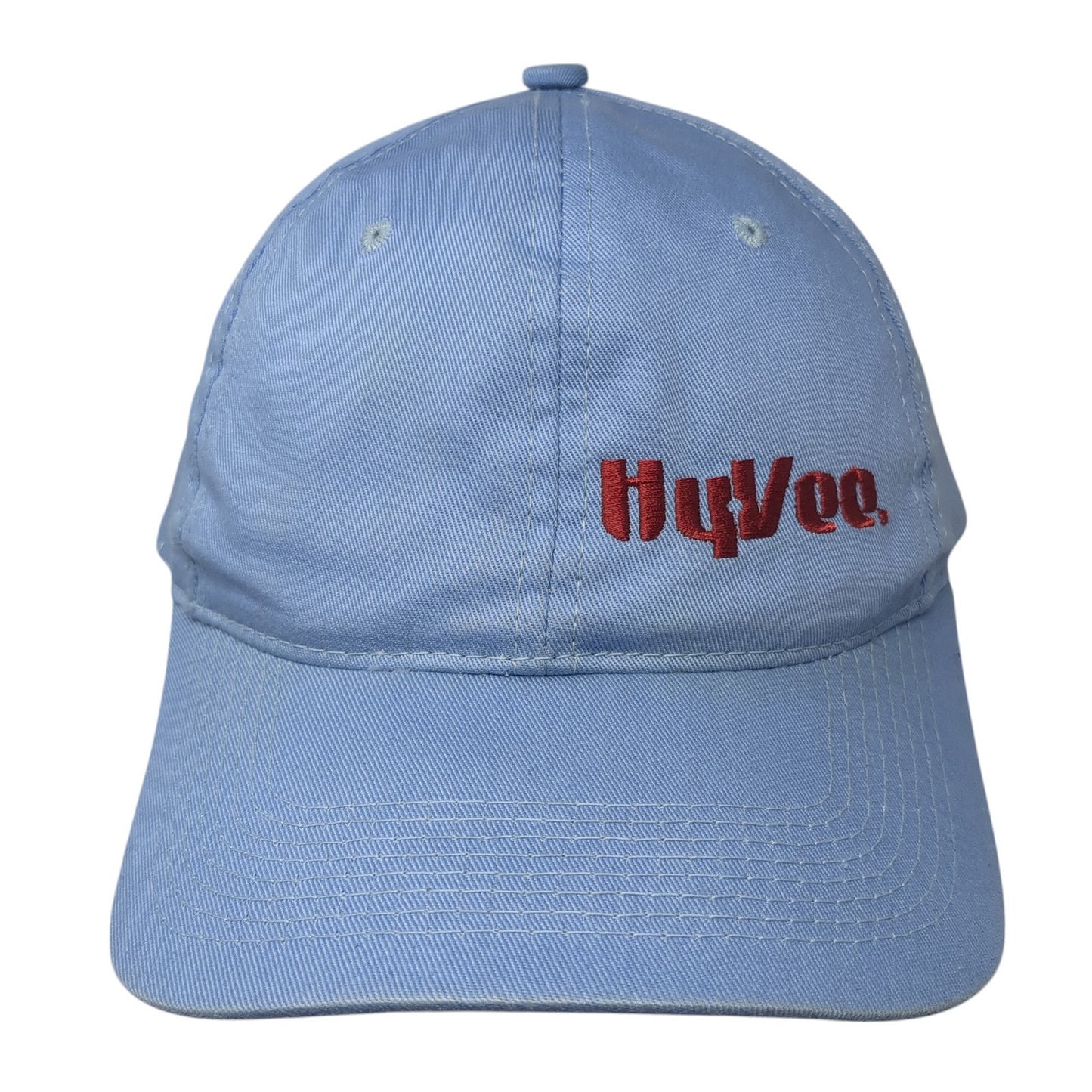 Hyvee Snapback Hat Blue One Size Adjustable Embroidered Young An Kudzu
