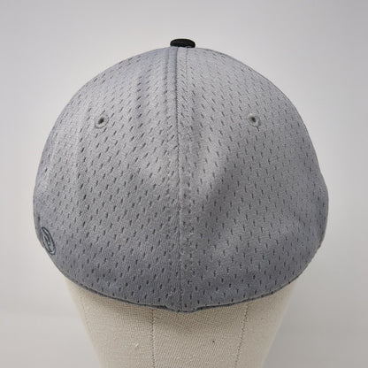 Columbus Sharks Fitted Hat Gray One Size Embroidered Logo Richardson