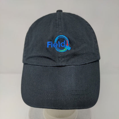 Field Slideback Hat Black One Size Adjustable Embroidered Head Shotz KC Caps