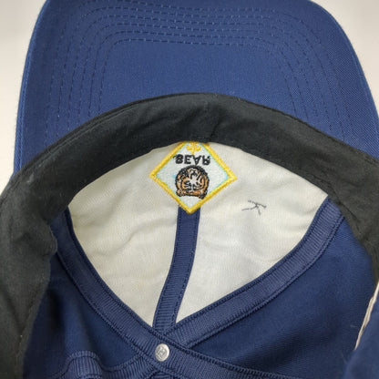 Webelos Bear Twill Strapback Hat Blue M/L Adjustable Embroidered 6 Panel